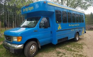 Mama Blue Shuttle Bus