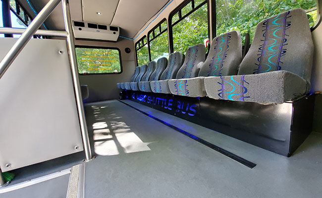 Party Blue interior Seating