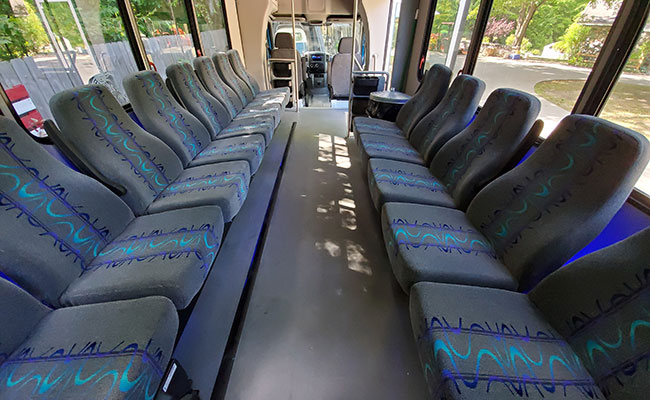 Party Blue Interior Seating
